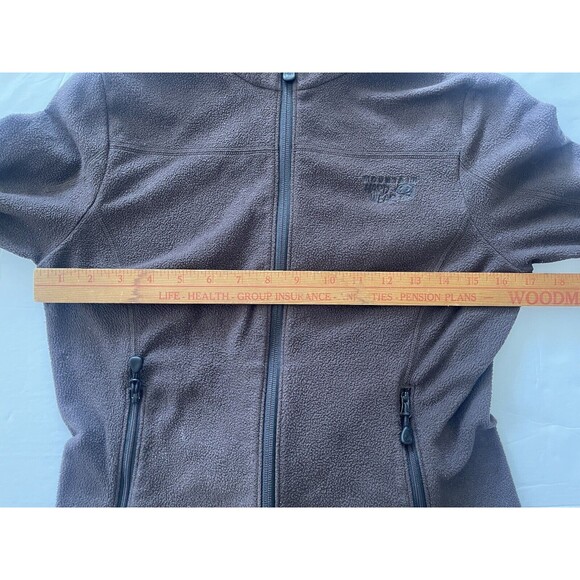 Mountain Hardwear Fleece Jacket Brown Zip Up Long Sleeve Outdoor Size‎ Small - Picture 5 of 14